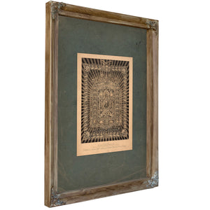 Historical National Masterpiece of Art 1876 — Verdigris Framed Canvas Print | Bella Frye