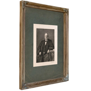 Alford Q Collins 1897 — Verdigris Framed Canvas Print | Bella Frye