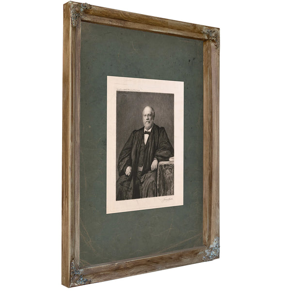 Alford Q Collins 1897 — Verdigris Framed Canvas Print | Bella Frye