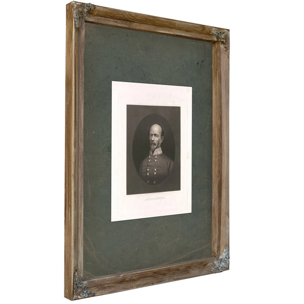 Joseph Eggleston Johnston 186 189 — Verdigris Framed Canvas Print | Bella Frye