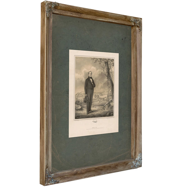 James Irvin 1847 — Verdigris Framed Canvas Print | Bella Frye