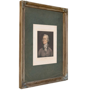 Alexander Hamilton 198 — Verdigris Framed Canvas Print | Bella Frye