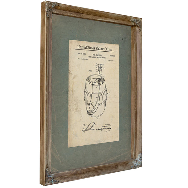 The Publicans Secret Patent for the Perfect Pour — Framed Wall Art Room View | Bella Frye