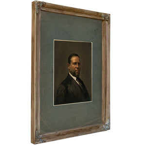 Honorable Hiram Rhodes Revels Ca 18611897 — Verdigris Framed Canvas Print | Bella Frye