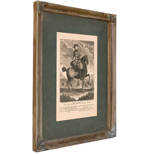 Charles Lee Esqr Major General of the Continental Army in America 1776 179 — Verdigris Framed Canvas Print | Bella Frye