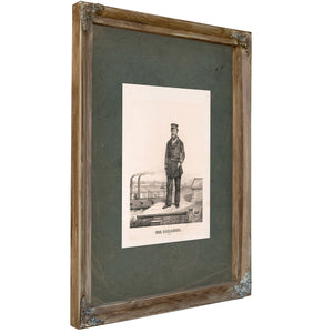 John Adolphus Bernard Dahlgren 19th Century — Verdigris Framed Canvas Print | Bella Frye