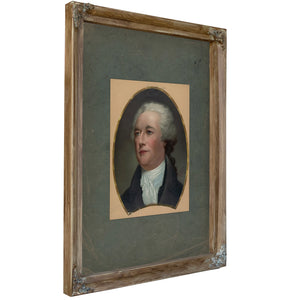 Alexander Hamilton Born 1751 Died 184 1896 — Verdigris Framed Canvas Print | Bella Frye