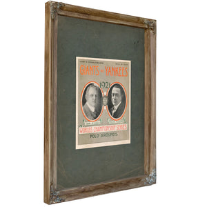 World Series — Verdigris Framed Canvas Print | Bella Frye