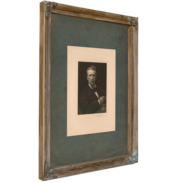 John N Mackay 1912 — Verdigris Framed Canvas Print | Bella Frye