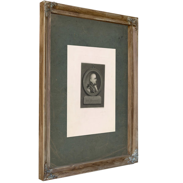 General Edward Braddock 1899 — Verdigris Framed Canvas Print | Bella Frye