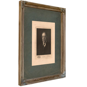 Sincerely Yours William H Taft 191 — Verdigris Framed Canvas Print | Bella Frye