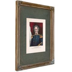Winfield Scott the Peoples Choice for Thirteenth President of the United States 1847 — Verdigris Framed Canvas Print | Bella 