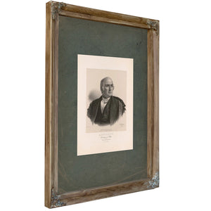 P Upshur Secretary of State 1844 — Verdigris Framed Canvas Print | Bella Frye