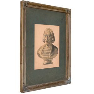 Christopher Columbus 1893 — Verdigris Framed Canvas Print | Bella Frye