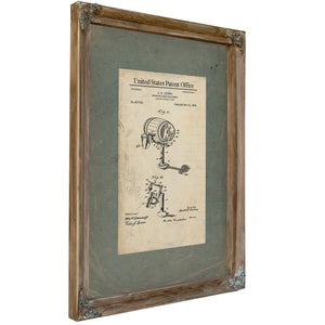 The Brewmasters Burden Patent Archive Print — Framed Wall Art Room View | Bella Frye