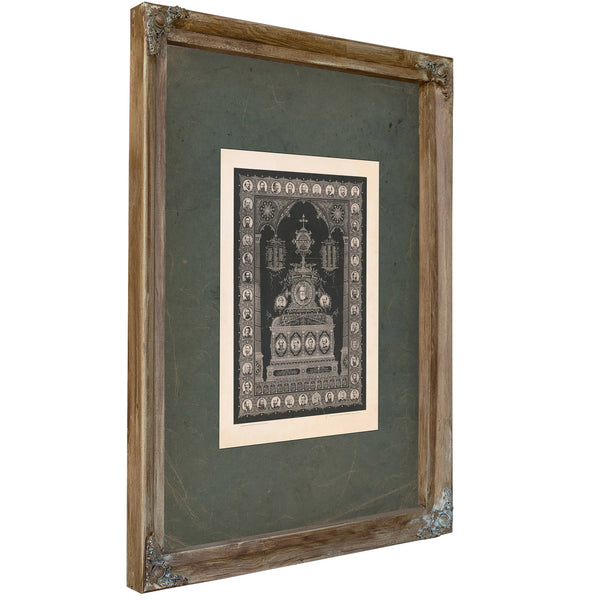 Memorial to the Loyal Sons of the South the Brave Confederate Heroes 1892 — Verdigris Framed Canvas Print | Bella Frye