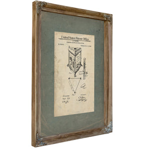 The Gentlemans Vice Patent No. 36672a — Framed Wall Art Room View | Bella Frye