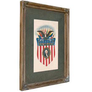 Centennial 1776 1876 1876 — Verdigris Framed Canvas Print | Bella Frye