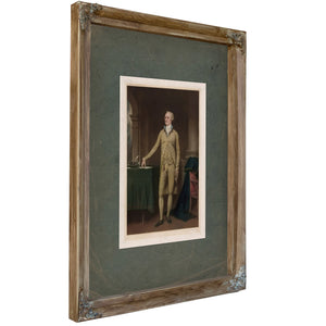 Alexander Hamilton 1932 — Verdigris Framed Canvas Print | Bella Frye