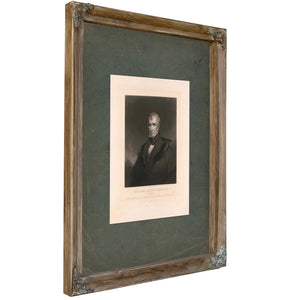 William Henry Harrison of Ohio 184 — Verdigris Framed Canvas Print | Bella Frye
