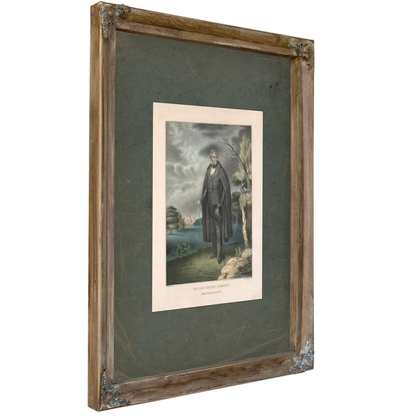 William Henry Harrison 1835 1856 — Verdigris Framed Canvas Print | Bella Frye