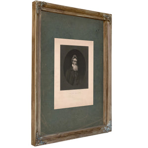 John Brown 19th Century — Verdigris Framed Canvas Print | Bella Frye