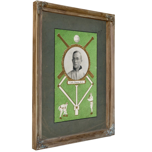 9 Rose Company Ty Cobb Sgc 77b4e — Verdigris Framed Canvas Print | Bella Frye