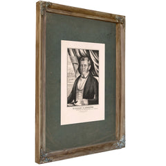 William F Johnston Governor of Pennsylvania 1848 — Verdigris Framed Canvas Print | Bella Frye
