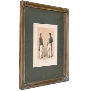 The Two Martyrs Joseph Hyrum Smith 1847 — Verdigris Framed Canvas Print | Bella Frye