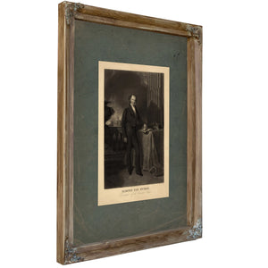 Martin Van Buren President of the United States 1839 1841 — Verdigris Framed Canvas Print | Bella Frye