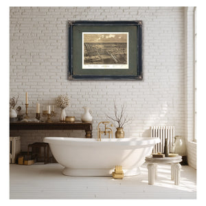 Birds Eye View of Camp Chase Near Columbus Ohio 186s — Framed Wall Art Room View | Bella Frye