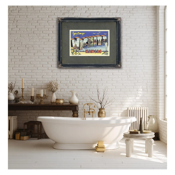 Kansas Wichita — Framed Wall Art Room View | Bella Frye