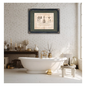 Diagram of the Federal Government or the Great Republic of the United States — Framed Wall Art Room View | Bella Frye