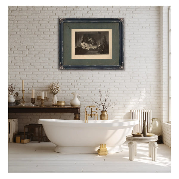 Last Moments of Washington 1864 — Framed Wall Art Room View | Bella Frye