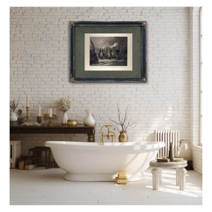 General Washington Standing With Johann De Kalb Baron Von Steuben Kazimierz — Framed Wall Art Room View | Bella Frye
