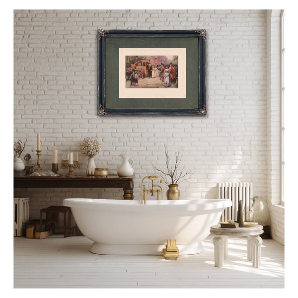 General Washington at Christ Church Easter Morning 1795 199 — Framed Wall Art Room View | Bella Frye