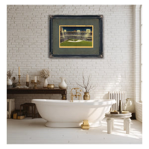 Night Baseball at Yankee Stadium New York City — Framed Wall Art Room View | Bella Frye