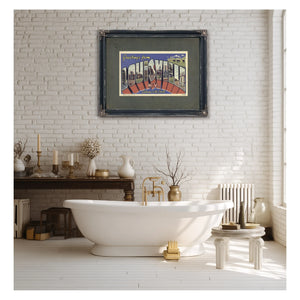 Kentucky Louisville — Framed Wall Art Room View | Bella Frye