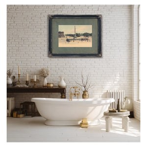 Columbus Circle Gilded Age Crossroads at the Edge of Central Park — Framed Wall Art Room View | Bella Frye