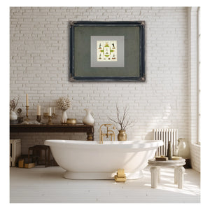 Souvenir Square Usa 1912 Ch 185475 2 2 — Framed Wall Art Room View | Bella Frye