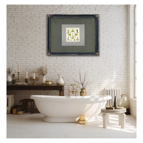Souvenir Square Usa 1912 Ch 185475 2 2 — Framed Wall Art Room View | Bella Frye