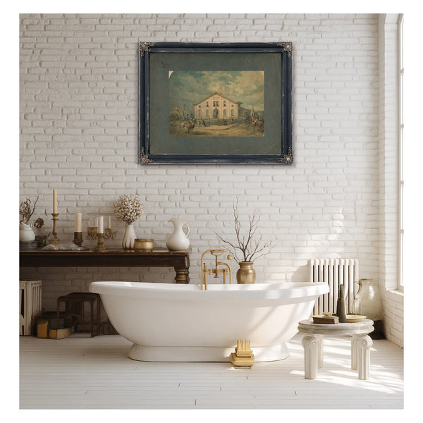 Armory of First City Troop Escorted Washington and Every President Since 186 — Framed Wall Art Room View | Bella Frye