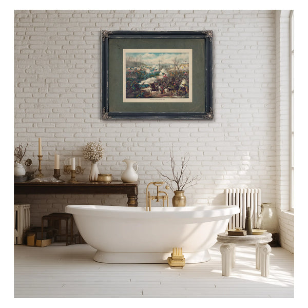 Battle of Pea Ridge Arkansas 1889 — Framed Wall Art Room View | Bella Frye
