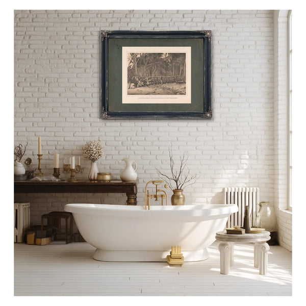 Commander Selfridge on His Return Reconnaissance Into the Interior of Darien — Framed Wall Art Room View | Bella Frye