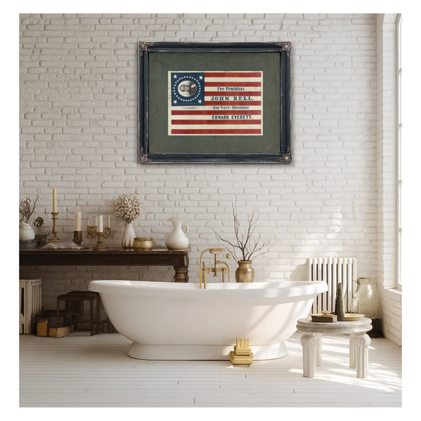 for President John Bell for Vice President Edward Everett 186 — Framed Wall Art Room View | Bella Frye