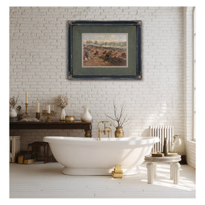 Battle of Gettysburg 1887 — Framed Wall Art Room View | Bella Frye