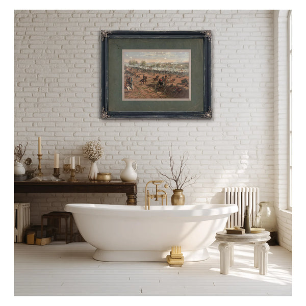 Battle of Gettysburg 1887 — Framed Wall Art Room View | Bella Frye