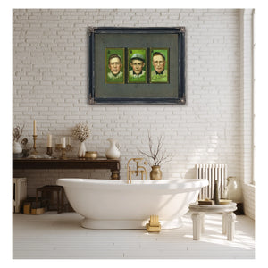 Joe Tinker Chicago Cubs Baseball Card Portrait 2 — Framed Wall Art Room View | Bella Frye
