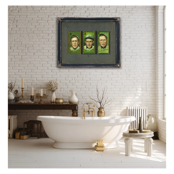 Joe Tinker Chicago Cubs Baseball Card Portrait 2 — Framed Wall Art Room View | Bella Frye