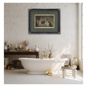 Lady Washingtons Reception 1861 — Framed Wall Art Room View | Bella Frye